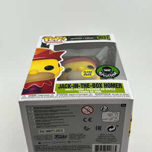 Funko POP! Television The Simpsons Tree House Of Horror - Jack-In-The-Box Homer #1031 FRENLY BRICKS - Open 7 Days