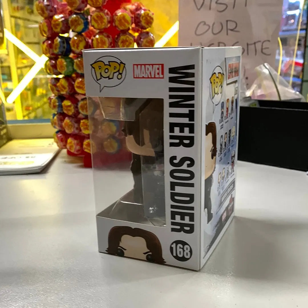 WINTER SOLDIER (No Arm) 168 Captain America Civil War POP VINYL FRENLY BRICKS - Open 7 Days