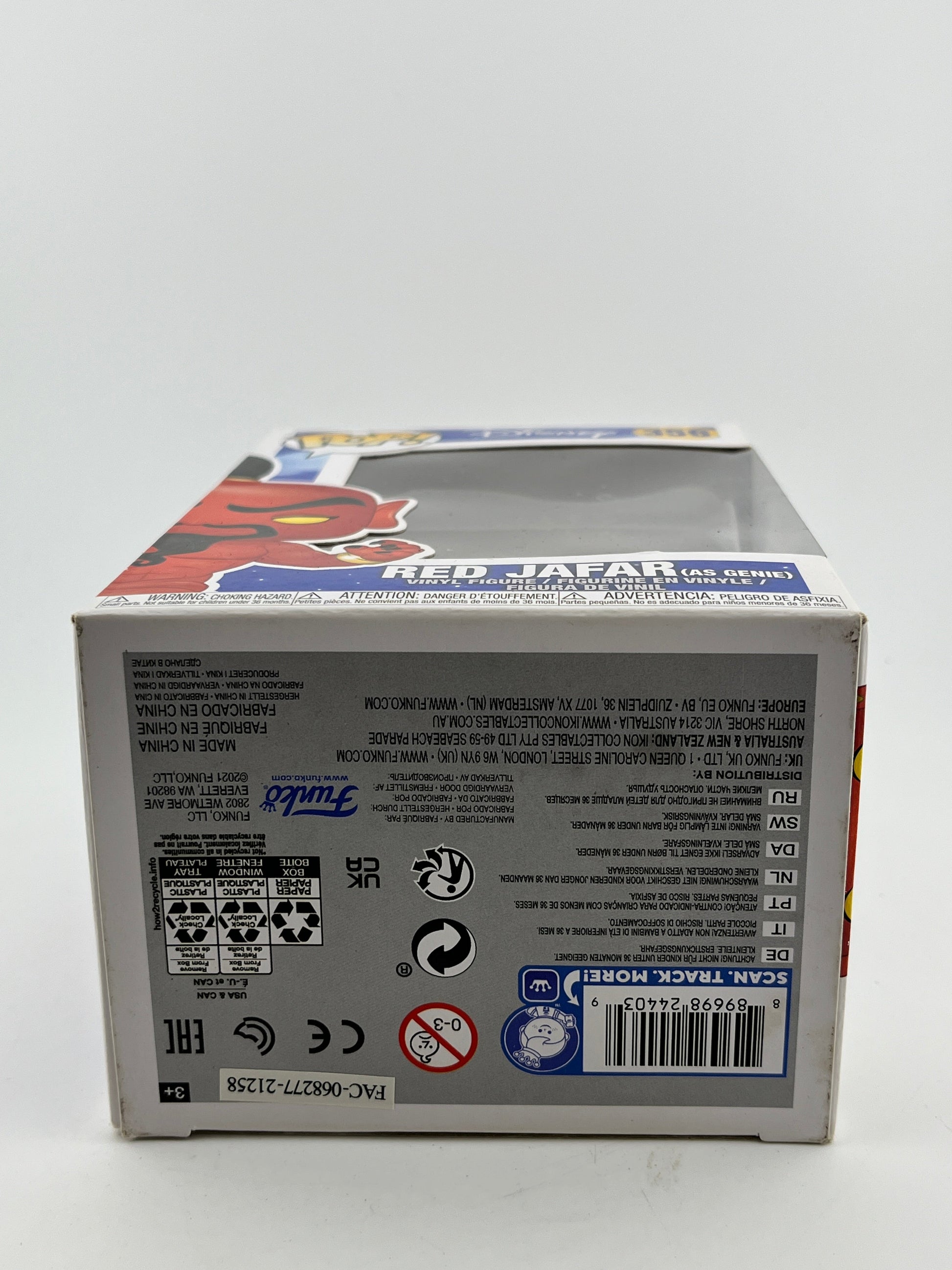 Funko POP! Disney Red Jafar (As Genie) #356 - Vinyl Collectable FRENLY BRICKS - Open 7 Days