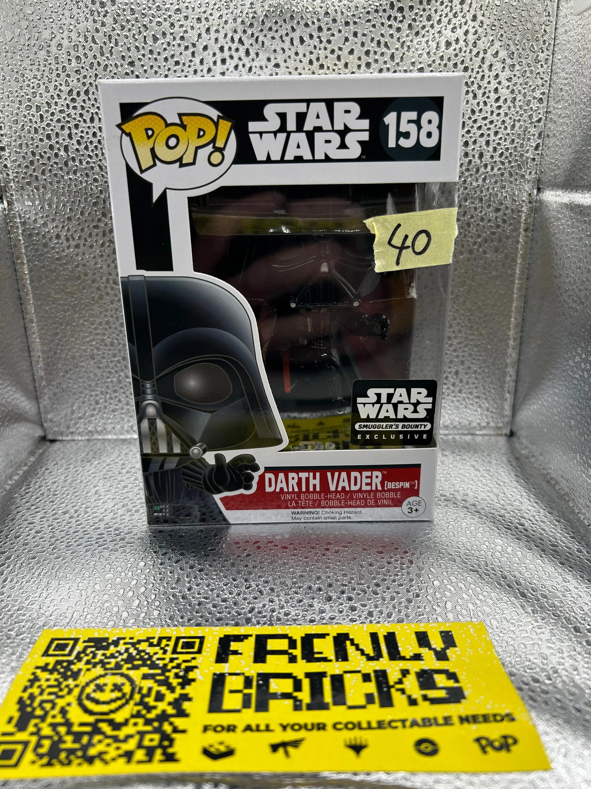 Pop Vinyl #158 Star Wars  Darth Vader FRENLY BRICKS - Open 7 Days