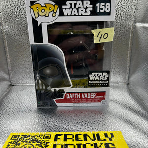 Pop Vinyl #158 Star Wars  Darth Vader FRENLY BRICKS - Open 7 Days