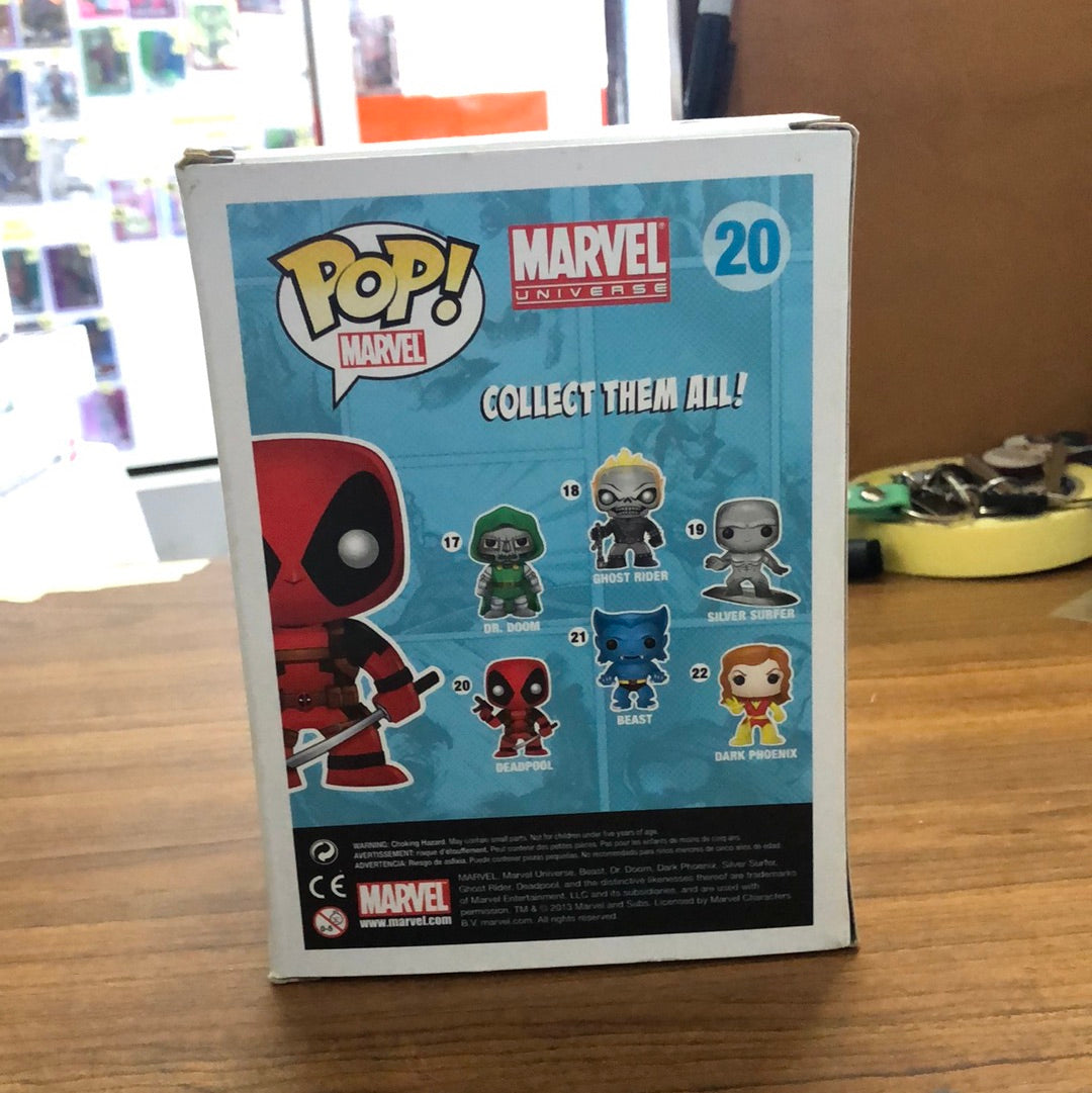 Funko Deadpool - Deadpool Pop! Marvel Vinyl  #20 FRENLY BRICKS - Open 7 Days