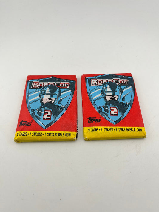 Deluxe Robocop 2 1990 Topps Collection - Cards + Packs - Sealed FRENLY BRICKS - Open 7 Days