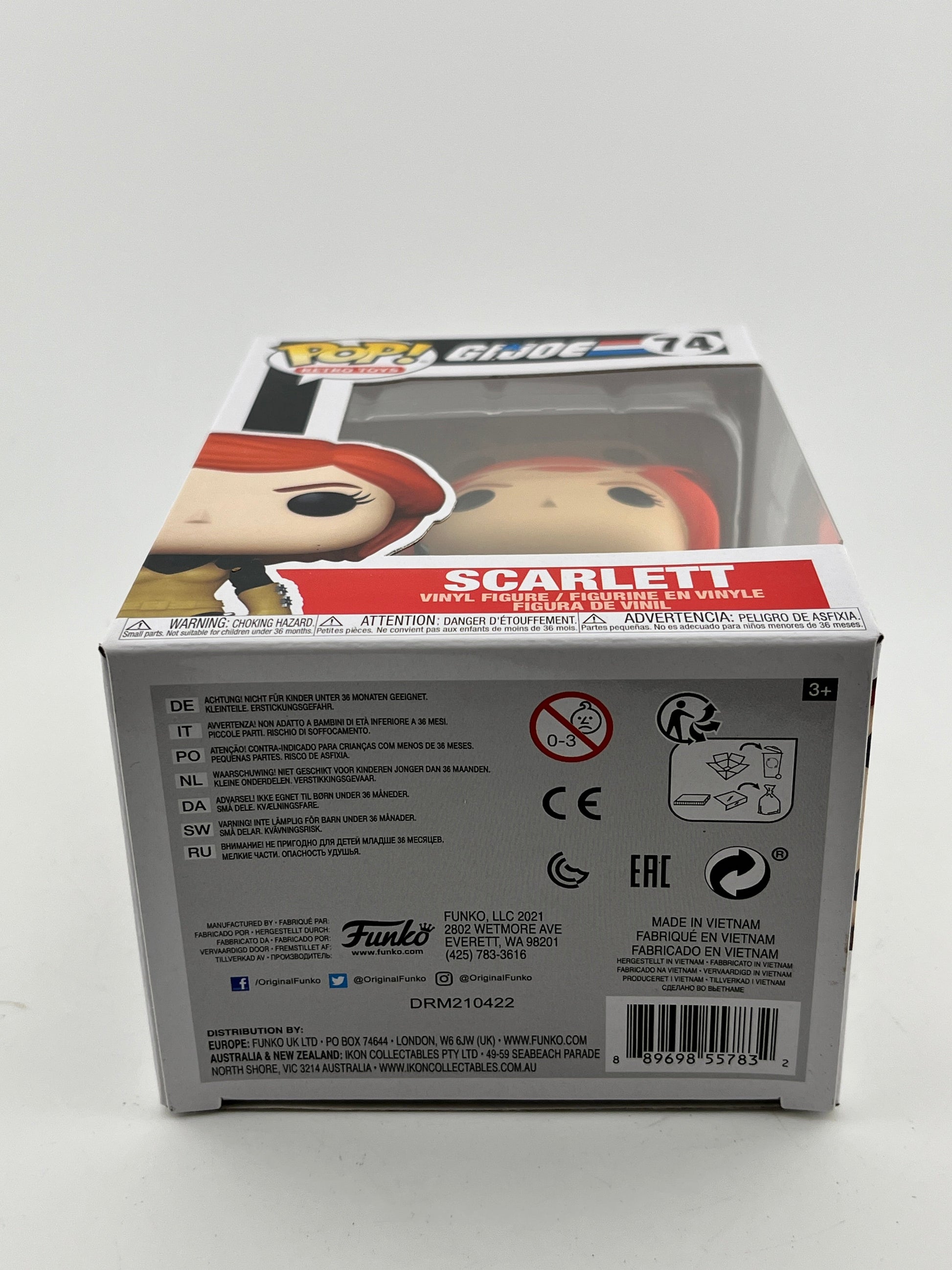 Funko POP! Retro Toys G.I.Joe - Scarlett #74 - Vinyl Collectable FRENLY BRICKS - Open 7 Days