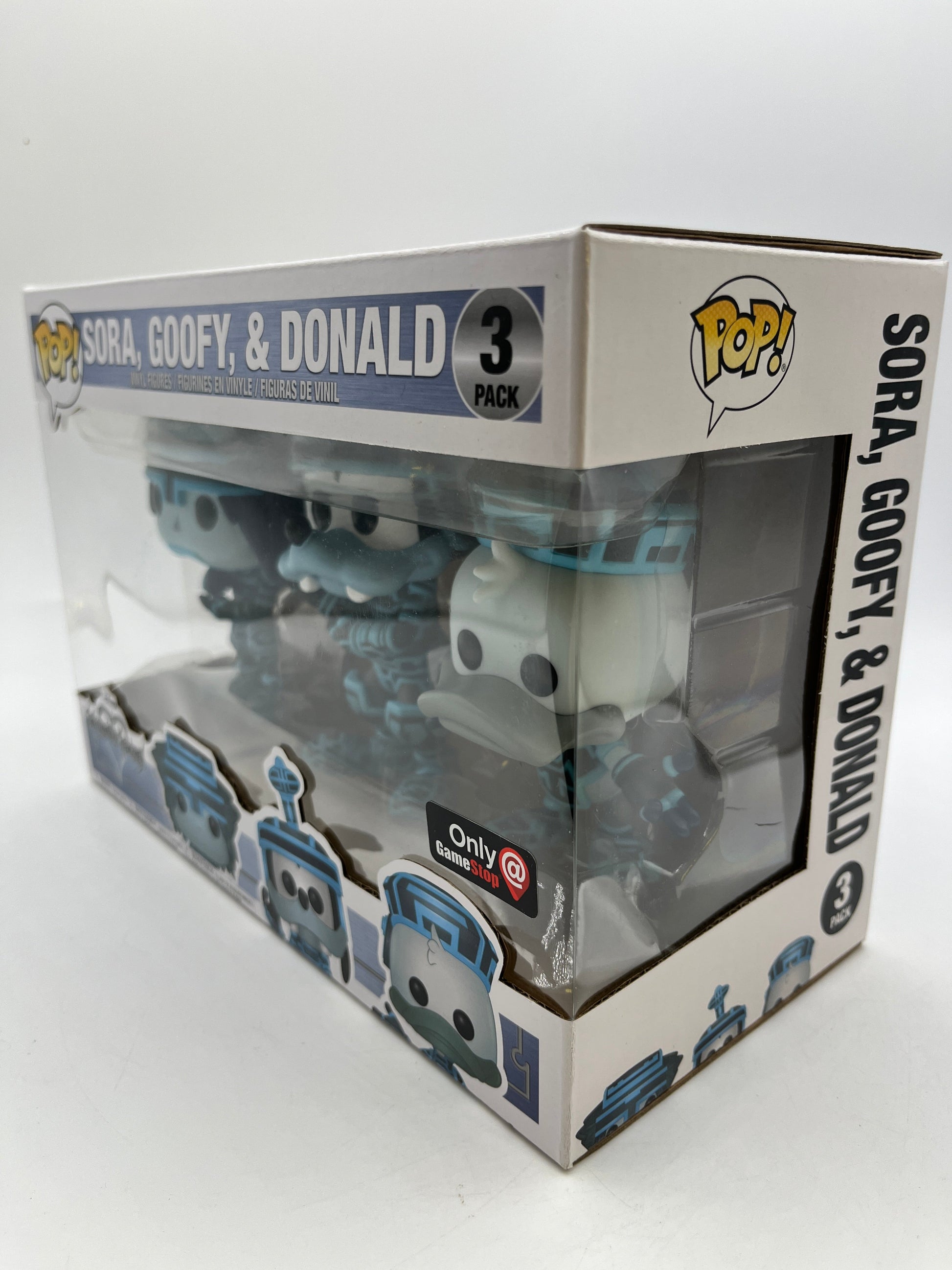 Funko POP! Disney Kingdom Hearts - Sora, Goofy, & Donald (3 Pack) - GameStop Exclusive FRENLY BRICKS - Open 7 Days