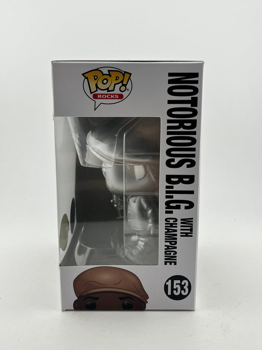 Funko POP! Rocks The Notorious B.I.G. - Biggie With Champagne #153 - 5000 Pcs Limited Edition FRENLY BRICKS - Open 7 Days