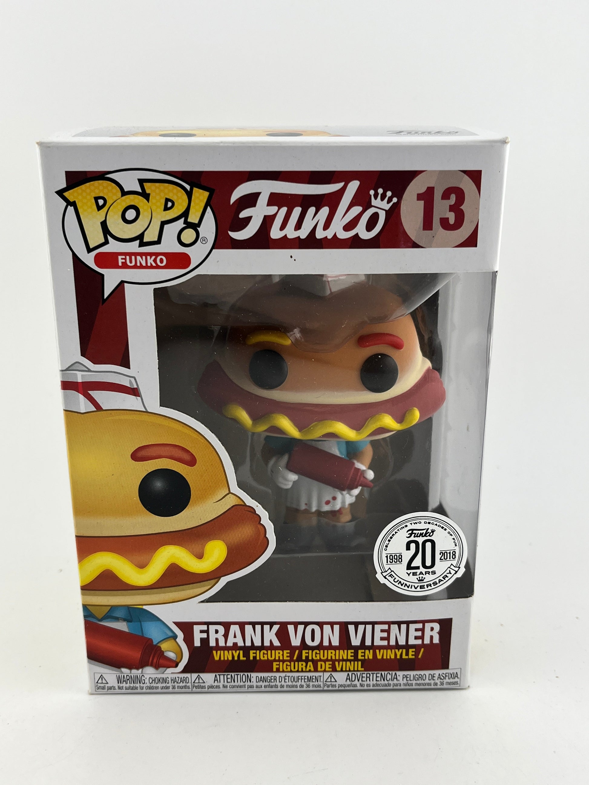 Funko POP! Funko - Frank Von Viener #13 - Vinyl Collectable - 20 Years Funniversary FRENLY BRICKS - Open 7 Days