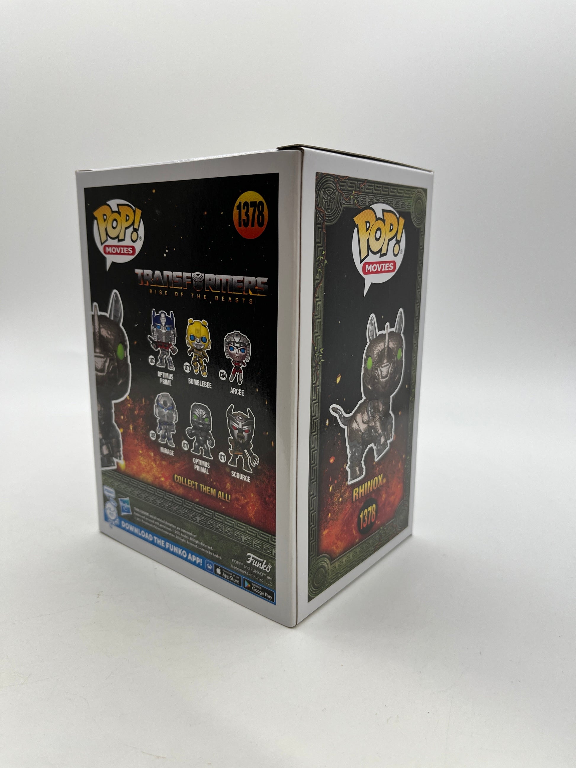 Funko POP! Movies Transformers Rise Of The Beast - Rhinox #1378 - Special Edition FRENLY BRICKS - Open 7 Days