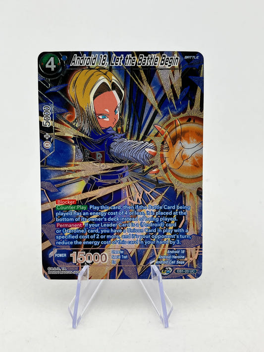 Android 18, Let the Battle Begin (CSV3) UC EB1-20 NM/M - Single