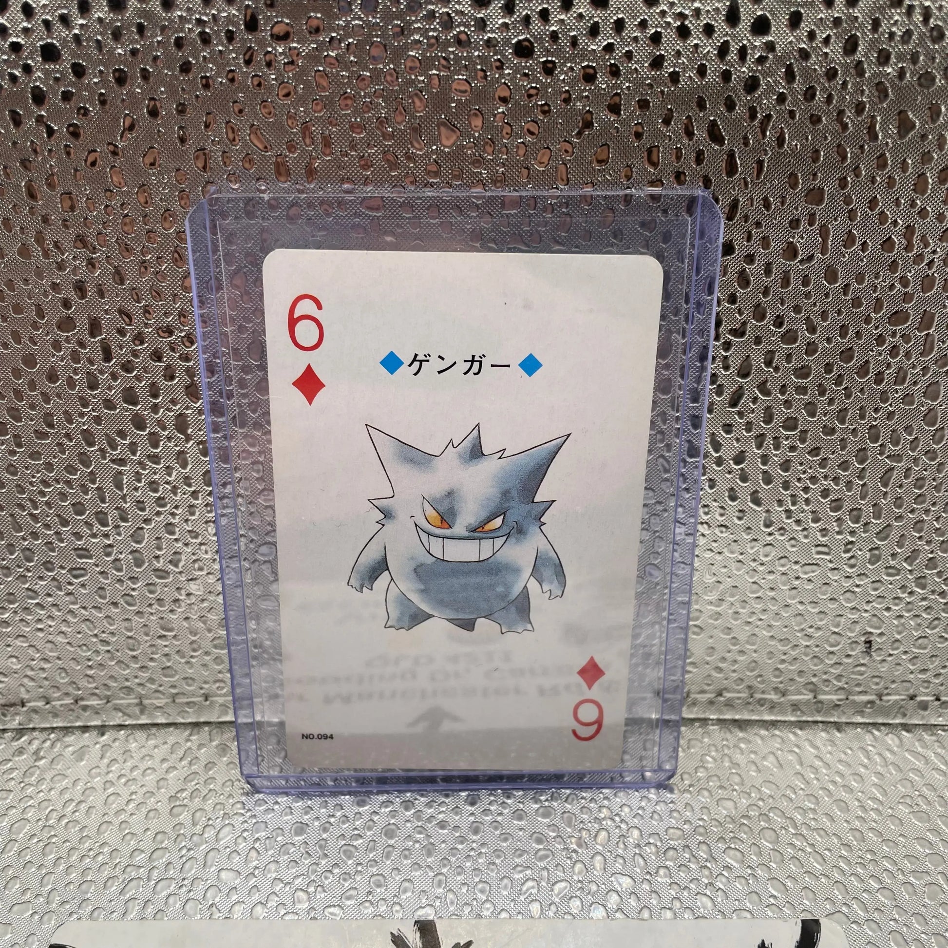 2000 Pokemon Silver Playing Cards Poker Gengar 6 of Diamonds #094 RARE FRENLY BRICKS - Open 7 Days