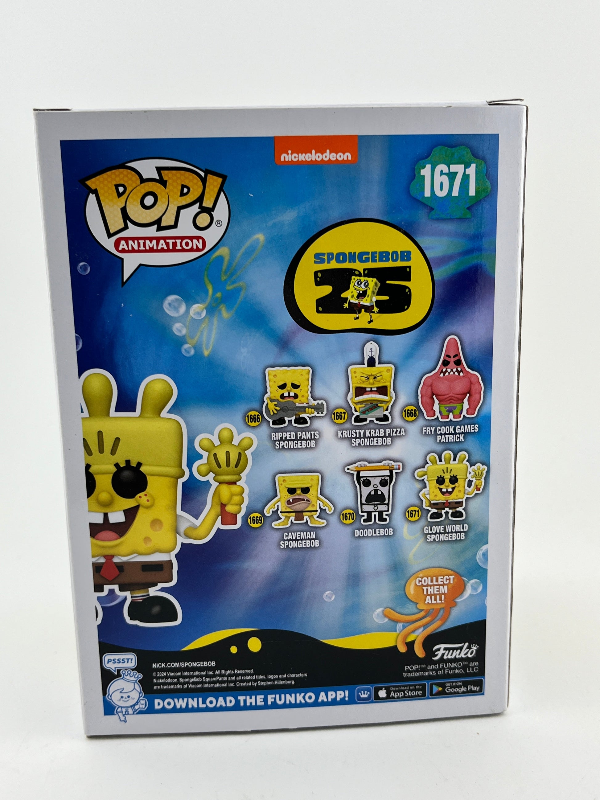 Funko POP! Animation SpongeBob SquarePants - Glove World SpongeBob #1671 - Vinyl Collectable FRENLY BRICKS - Open 7 Days