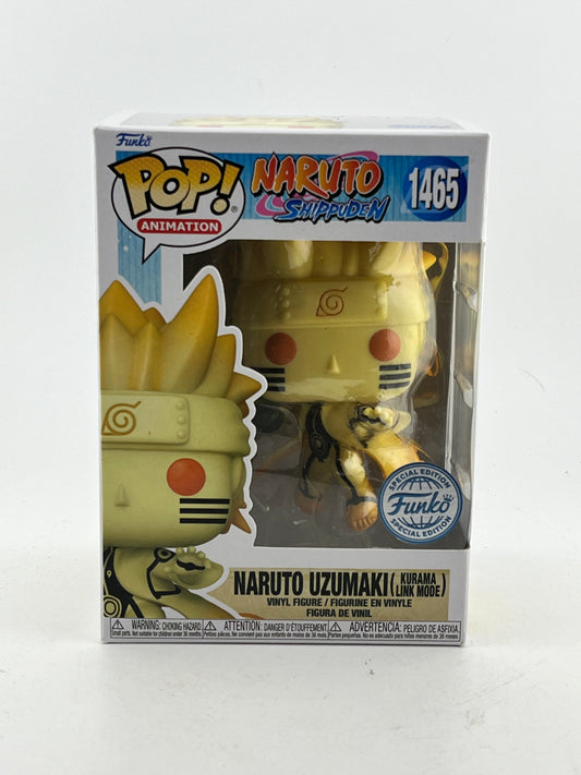 Funko POP! Animation Naruto Shippuden - Naruto Uzumaki (Kurama Link Mode) #1465 - Vinyl Collectable FRENLY BRICKS - Open 7 Days