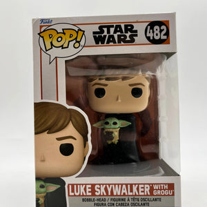 Funko POP! Star Wars Luke Skywalker With Grogu #482 - Vinyl Collectable FRENLY BRICKS - Open 7 Days