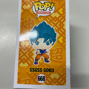 Pop Vinyl Dragon Ball Super #668 Ssgss Goku FRENLY BRICKS - Open 7 Days