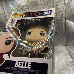 FUNKO POP Movies Once Upon A Time 383 Belle DAMAGED & SIGNED (NO COA) FRENLY BRICKS - Open 7 Days