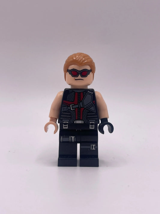 LEGO Minifigure Marvel - Hawkeye Sh034 (Complete, Genuine) FRENLY BRICKS - Open 7 Days