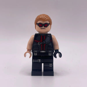 LEGO Minifigure Marvel - Hawkeye Sh034 (Complete, Genuine) FRENLY BRICKS - Open 7 Days