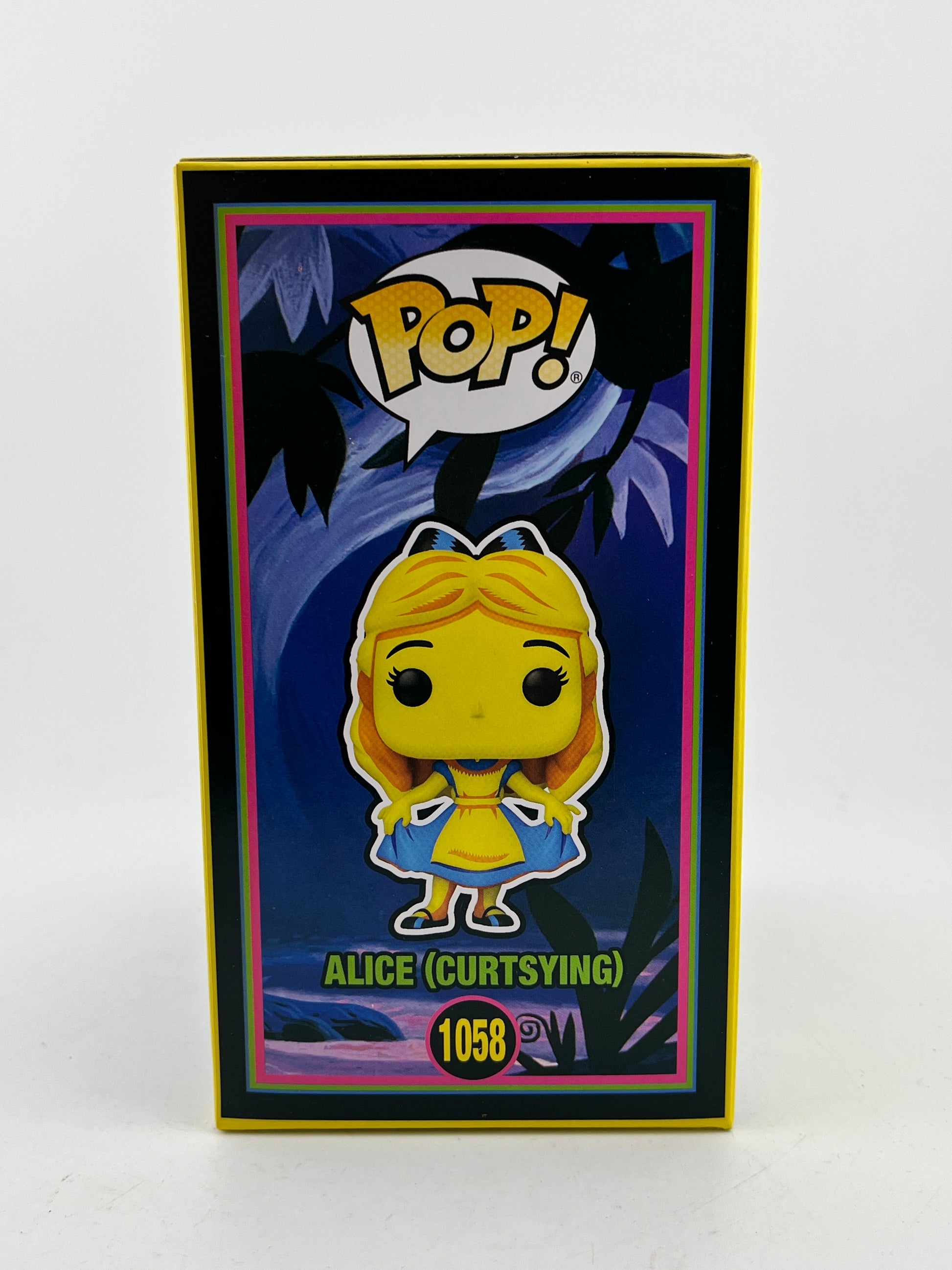 Funko POP! Disney Alice In Wonderland - Alice (Curtsying) #1058 - Black Light Exclusive FRENLY BRICKS - Open 7 Days
