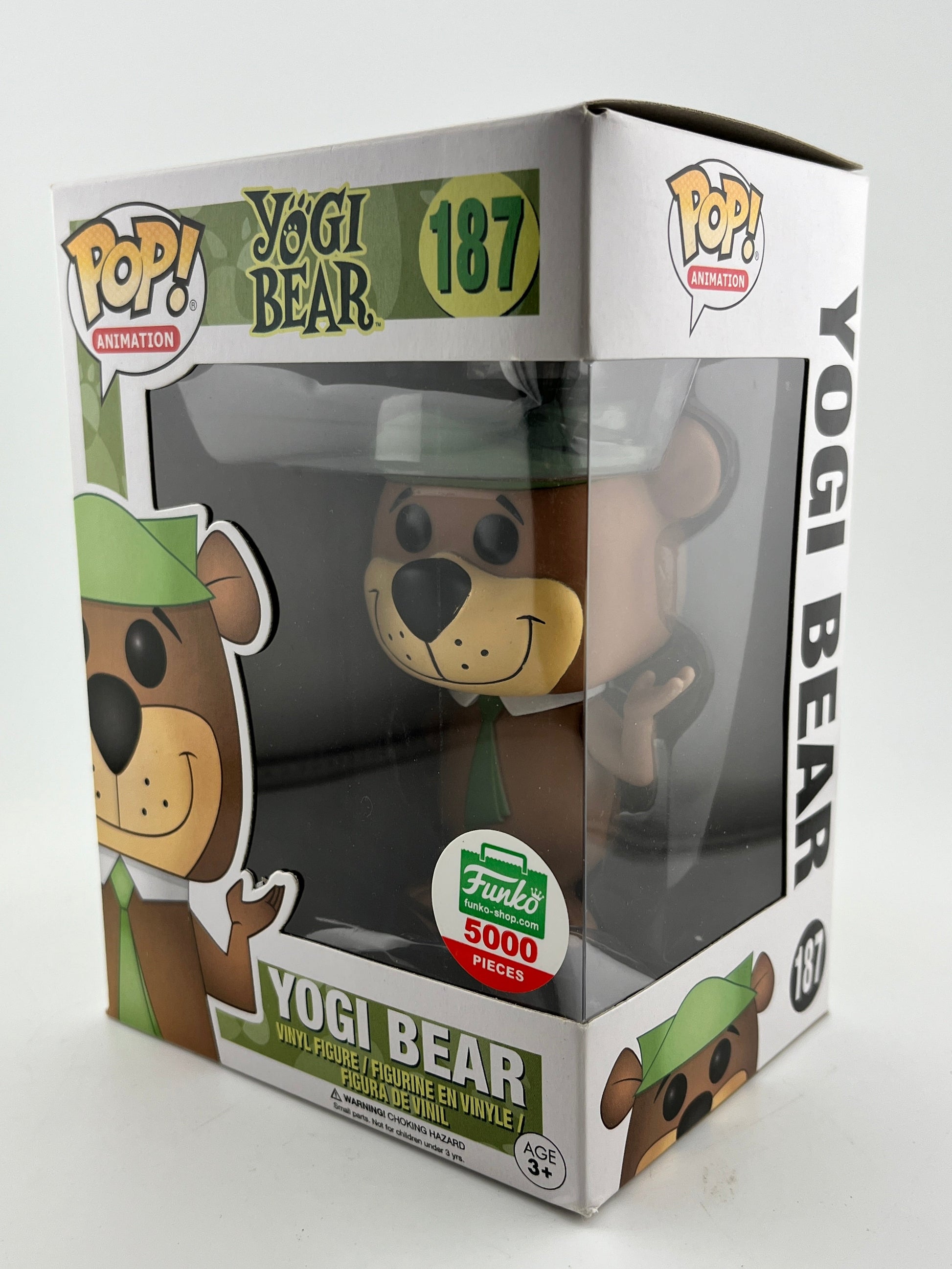 Funko POP! Animation Yogi Bear - #187 Yogi Bear - Funko 5000 Pieces FRENLY BRICKS - Open 7 Days