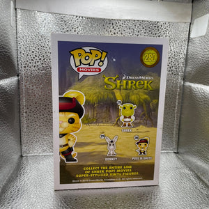 Funko Vinyl Pop Movies.. Puss In Boots # 280 Shrek. Dreamworks FRENLY BRICKS - Open 7 Days