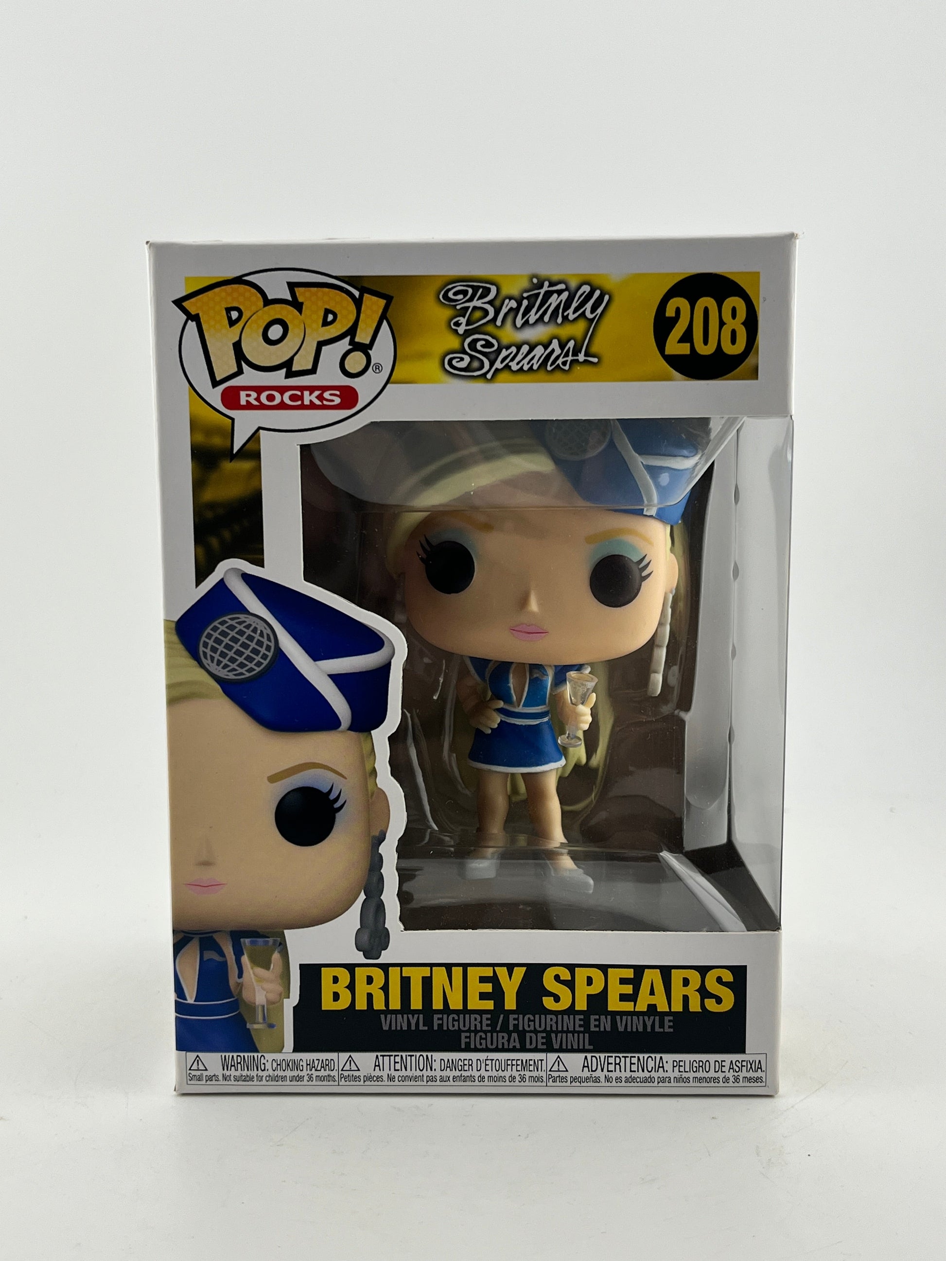 Funko POP! Rocks Britney Spears #208 - Vinyl Collectable FRENLY BRICKS - Open 7 Days