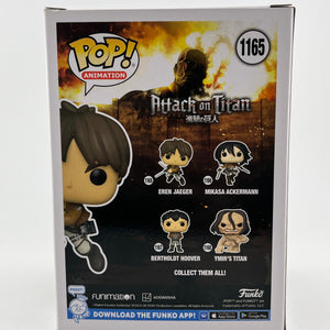 Funko POP! Animation Attack On Titan - Eren Jaeger #1165 - Vinyl Collectable FRENLY BRICKS - Open 7 Days