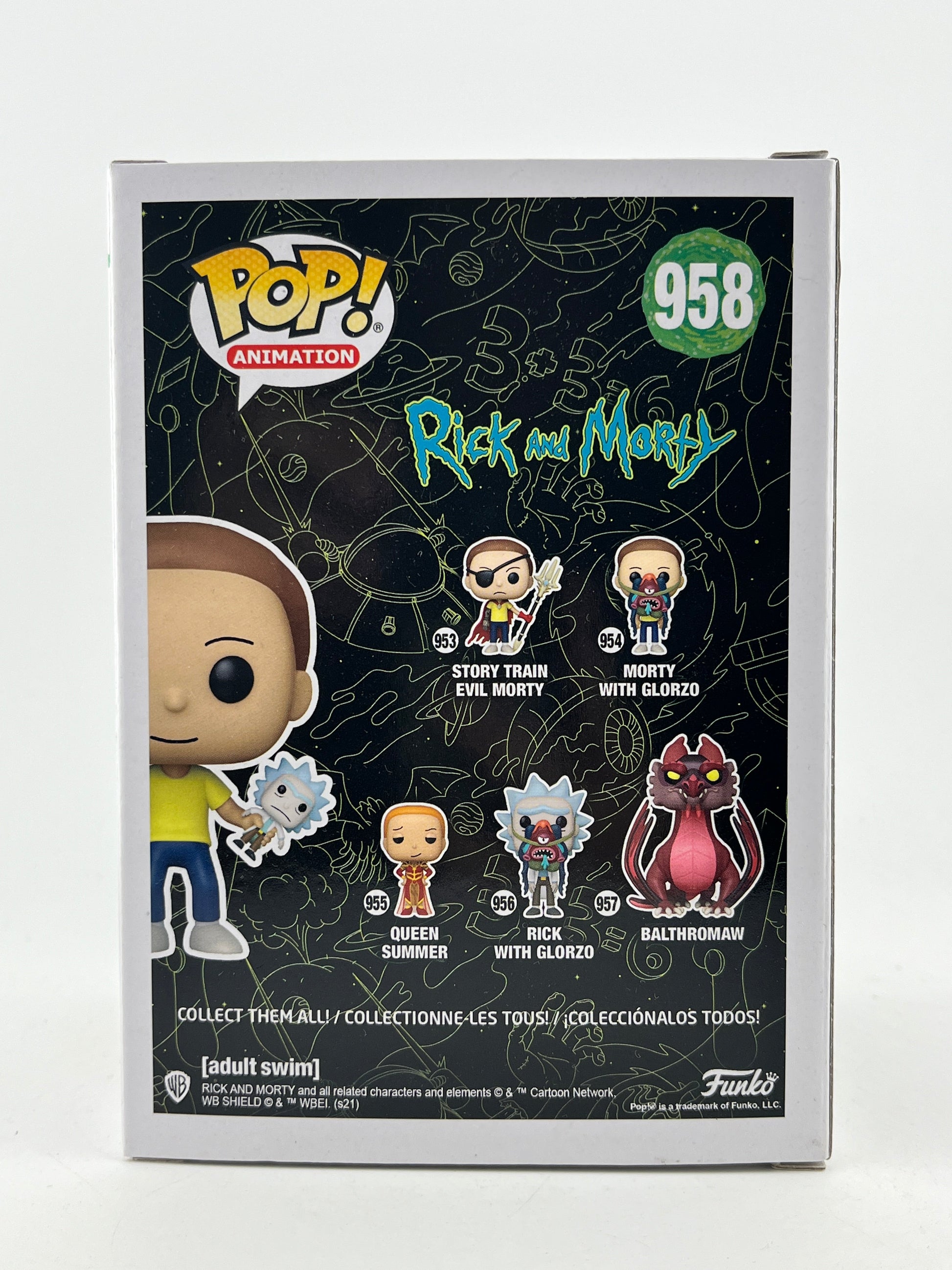 Funko POP! Animation Rick & Morty - Morty With Shrunken Rick #958 - Vinyl Collectable FRENLY BRICKS - Open 7 Days