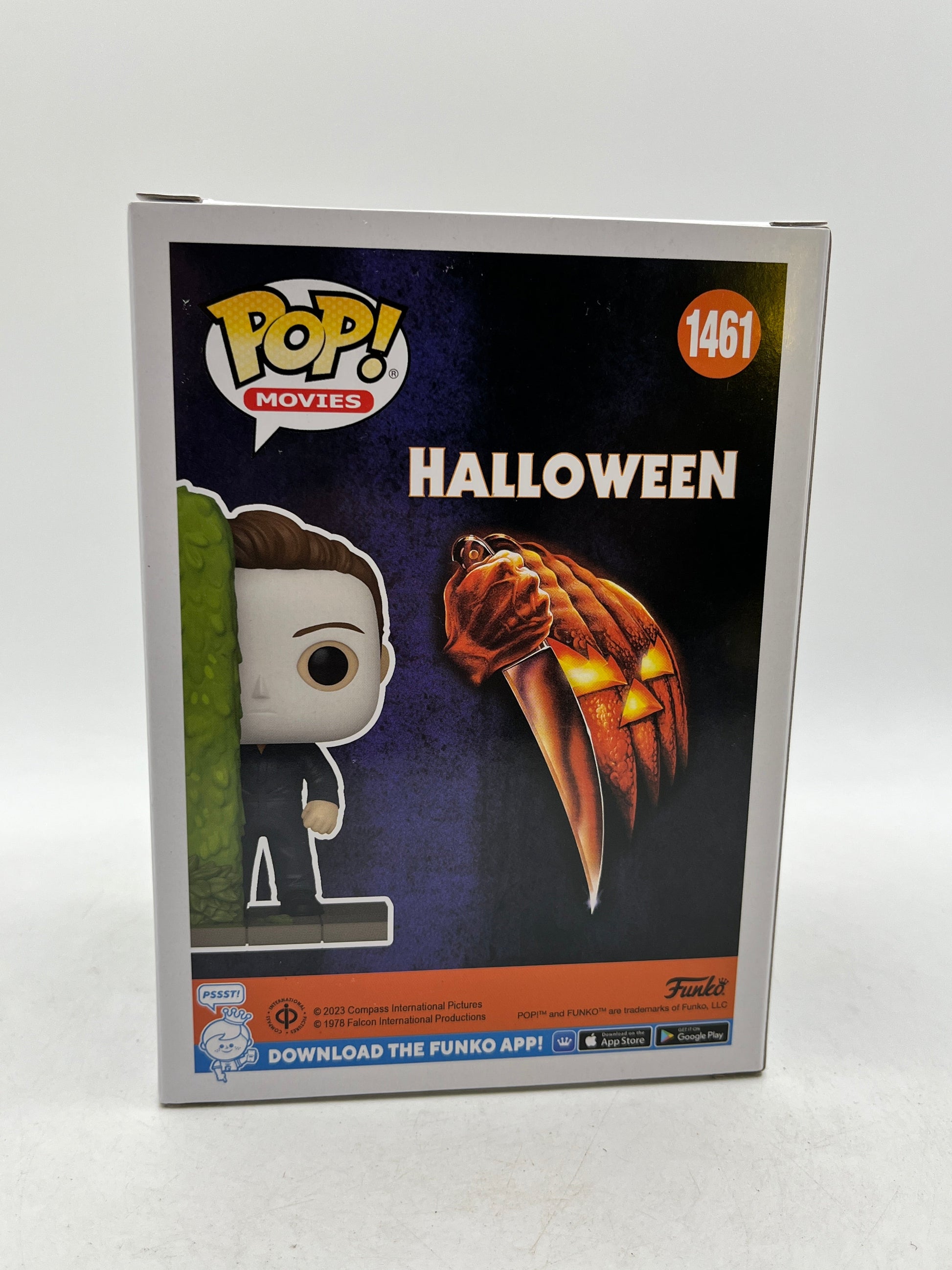 Funko POP! Movies Halloween - Micheal Behind Hedge #1461 - Special Edition FRENLY BRICKS - Open 7 Days
