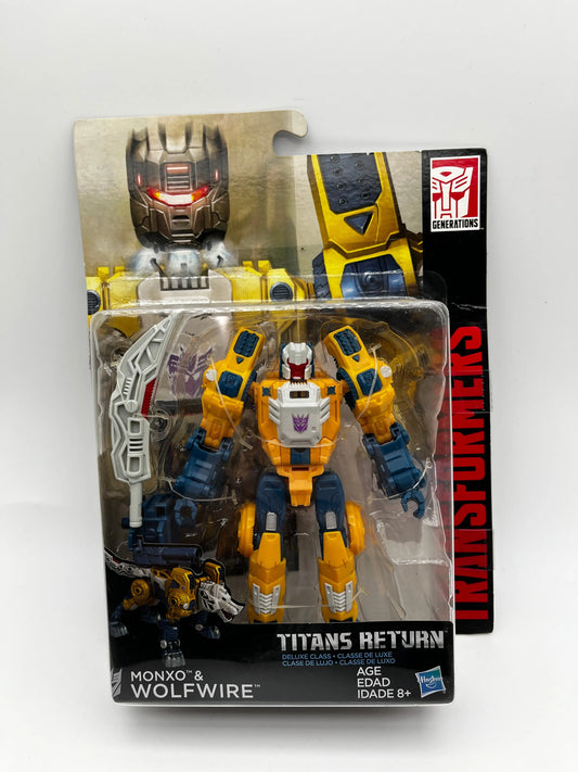 Transformers Generations 2015 Titans Return Monxo & Wolfwire FRENLY BRICKS - Open 7 Days