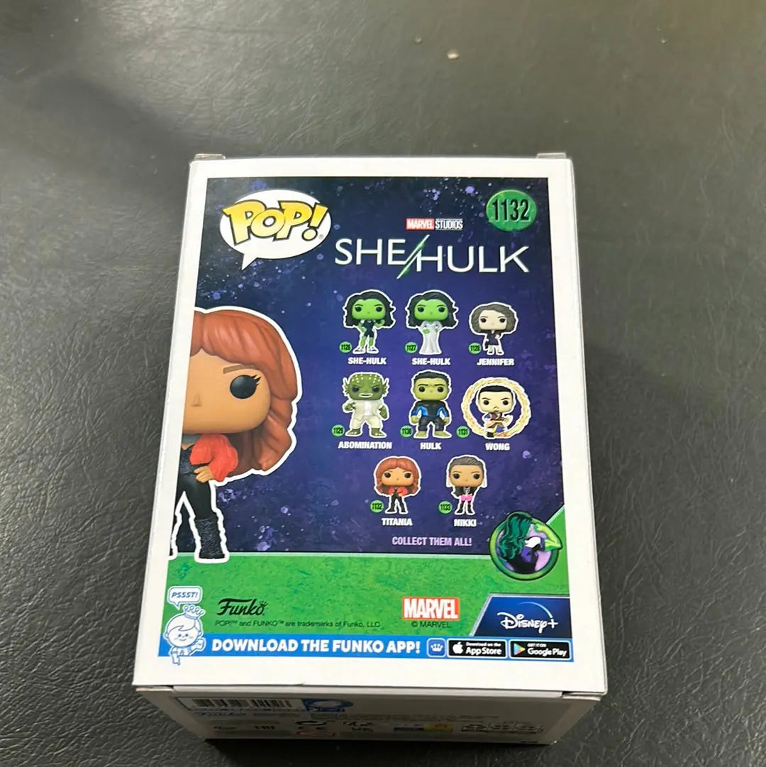 Funko POP! Marvel She-Hulk #1132 Titania FRENLY BRICKS - Open 7 Days