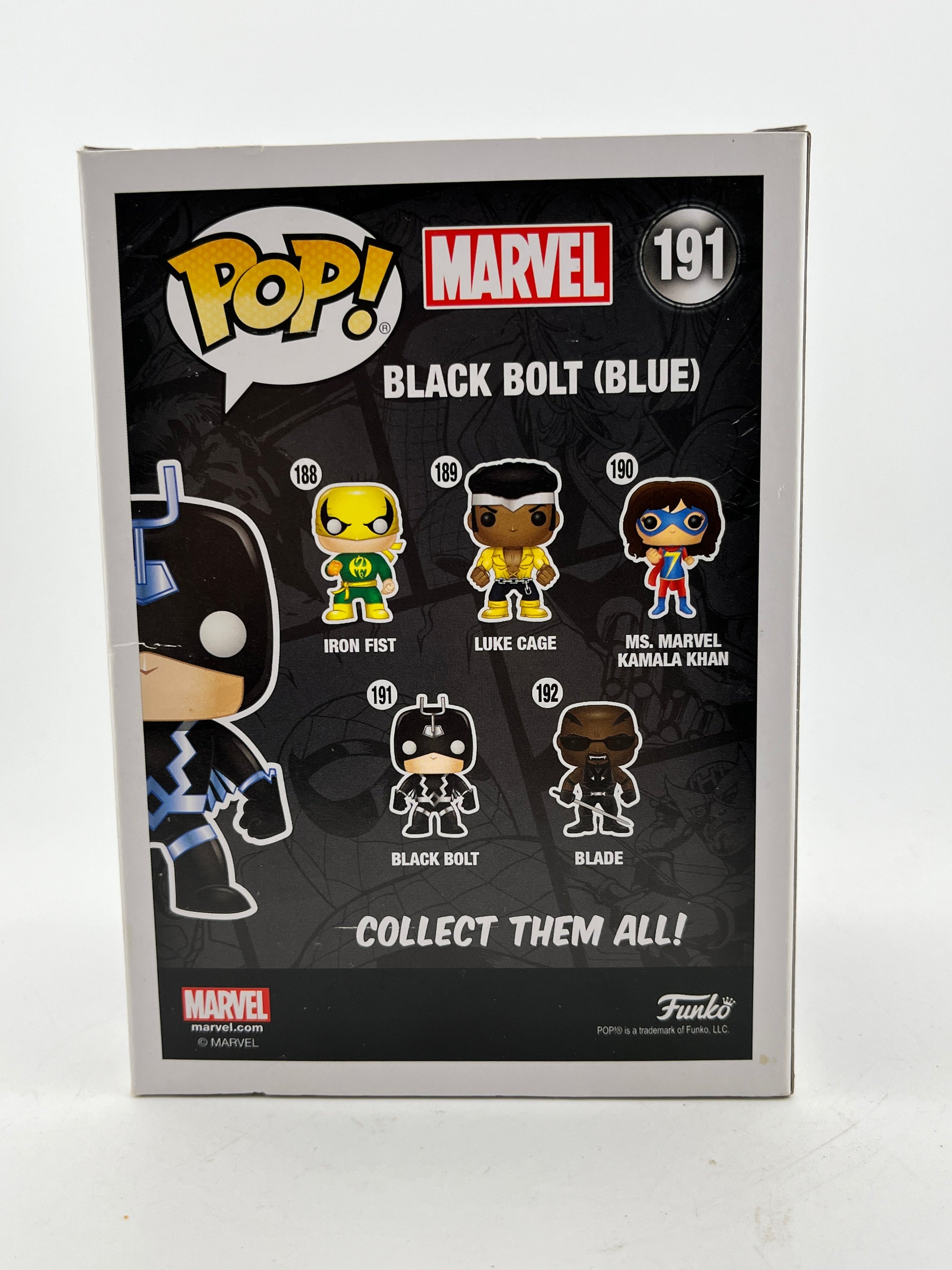 Funko POP! Marvel - Black Bolt (Blue) #191 - Vinyl Collectable FRENLY BRICKS - Open 7 Days