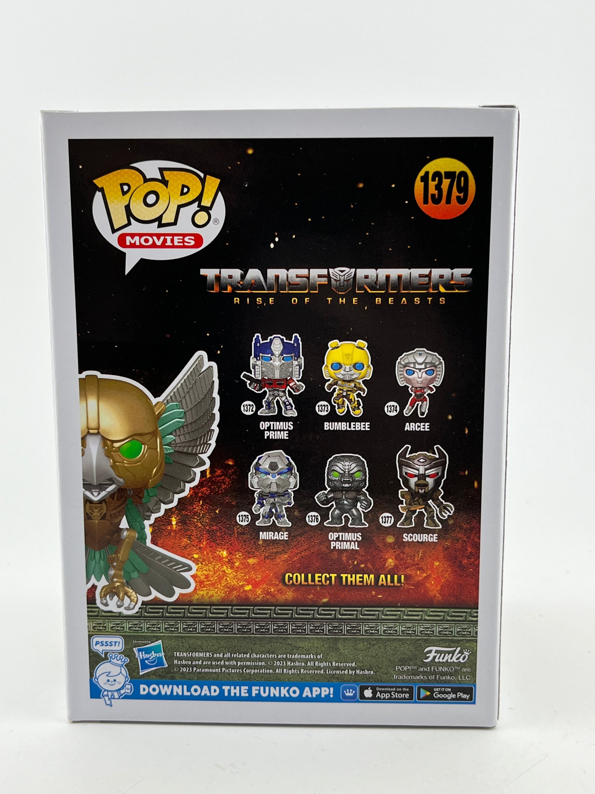 Funko POP! Movies Transformers Rise Of Beasts - Airazor #1479 - Summer 2023 Limited Edition FRENLY BRICKS - Open 7 Days