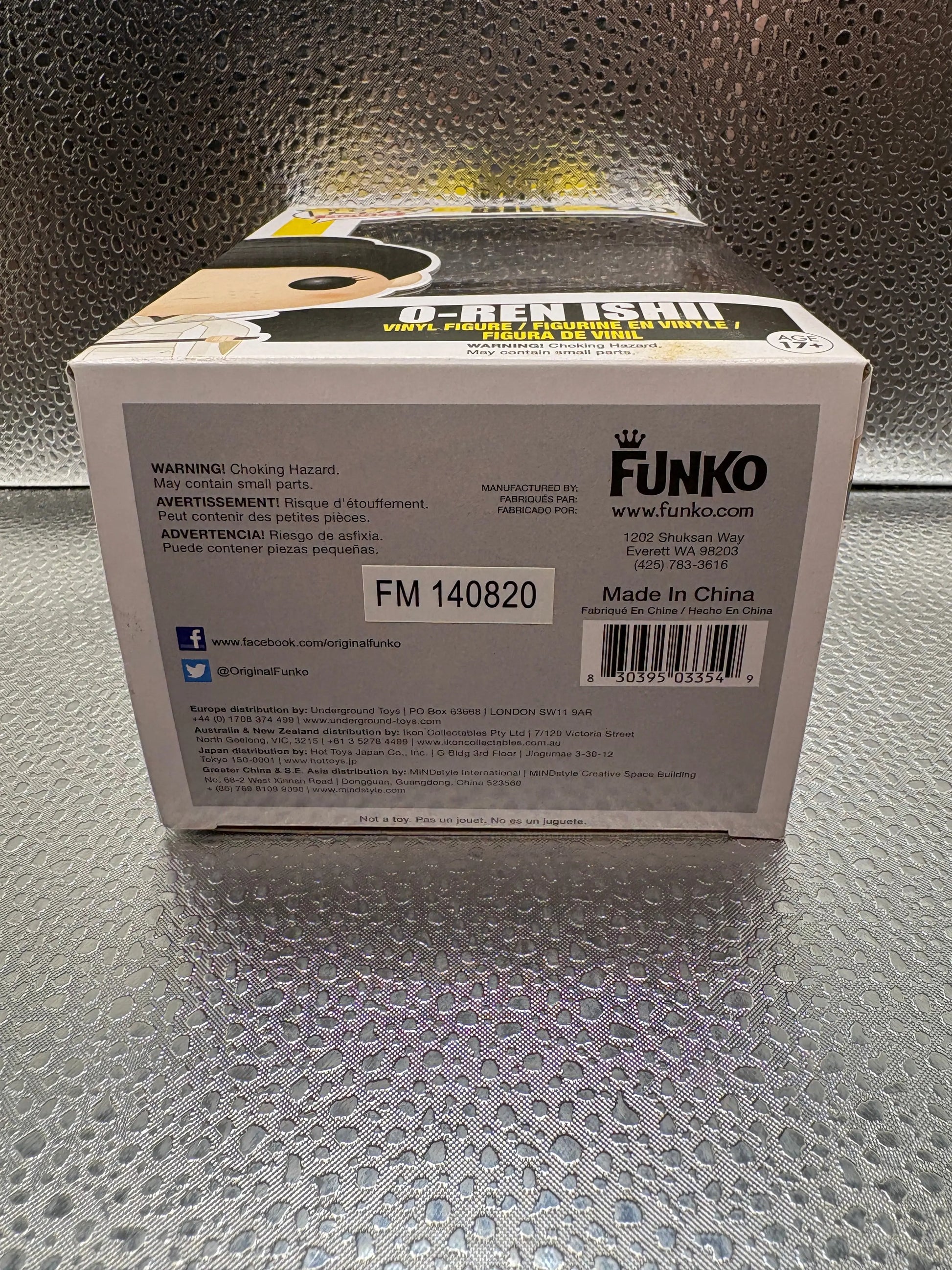 FUNKO Pop Vinyl O-Ren Ishii #70 FRENLY BRICKS - Open 7 Days