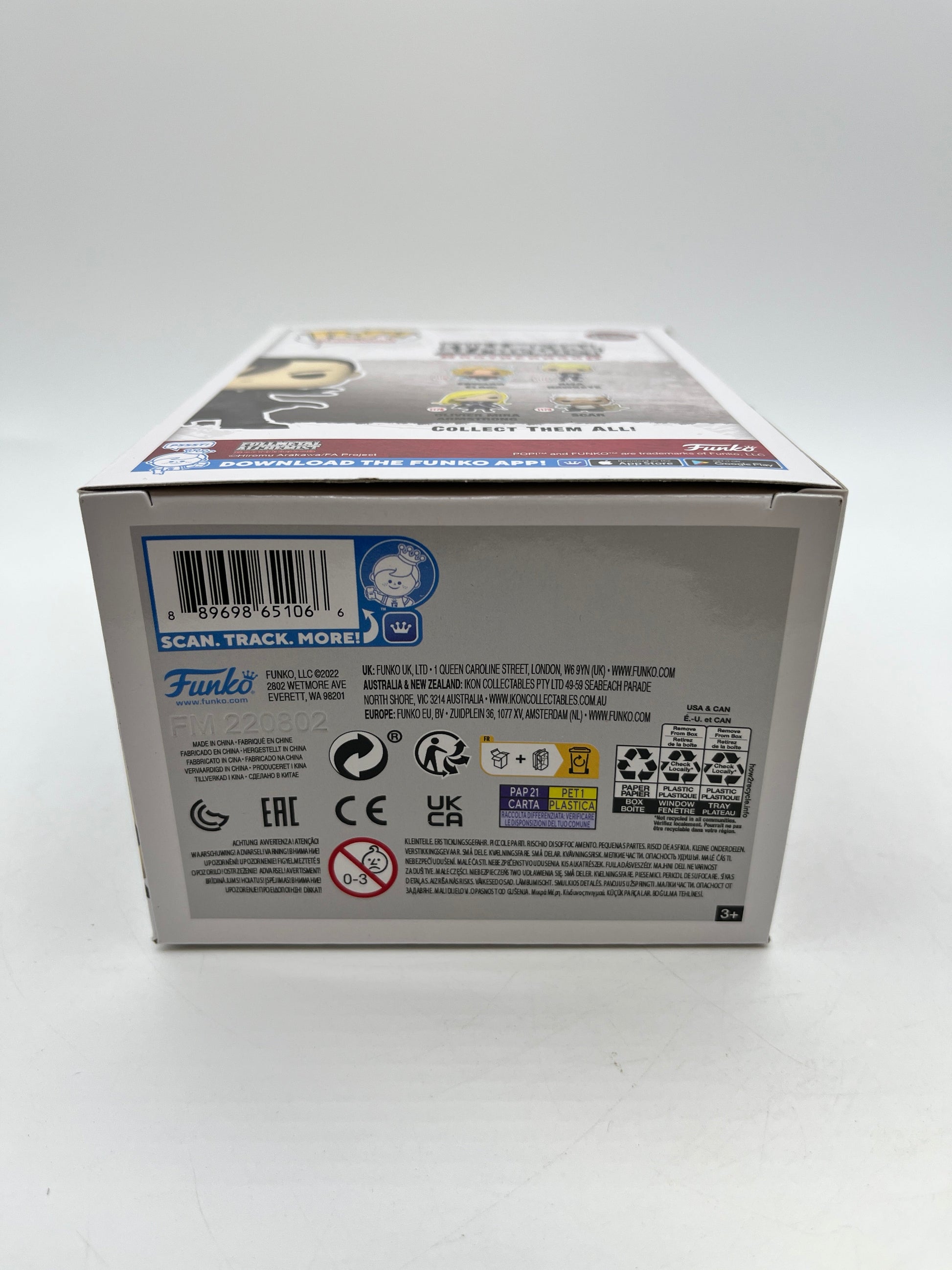 Funko POP! Animation FullMetal Alchemist - Creed #1180 - Special Edition FRENLY BRICKS - Open 7 Days