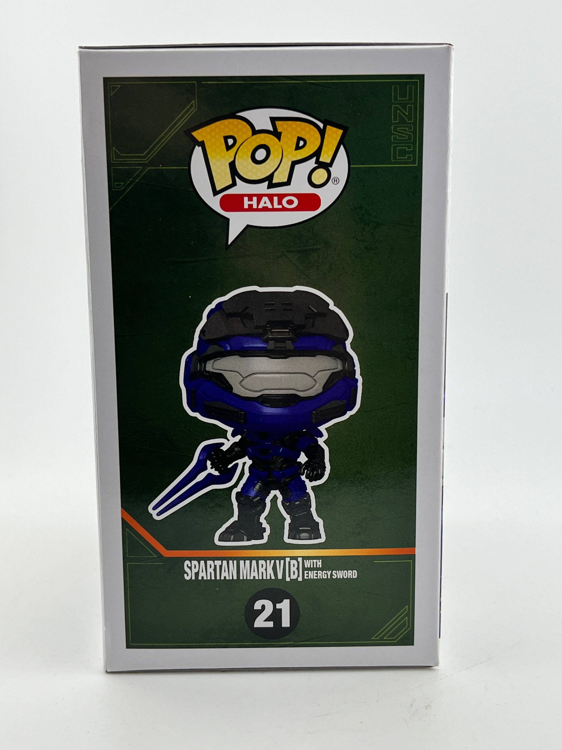 Funko POP! Games Halo - Spartan Mark V [B] With Energy Sword #21 - Vinyl Collectable FRENLY BRICKS - Open 7 Days