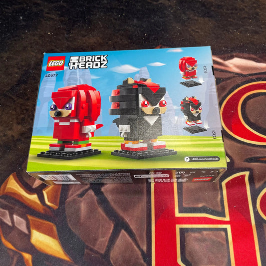 Sonic The Hedgehog Brick Headz 40672 Shadow 219 & Knuckles 220 LEGO SEALED FRENLY BRICKS - Open 7 Days