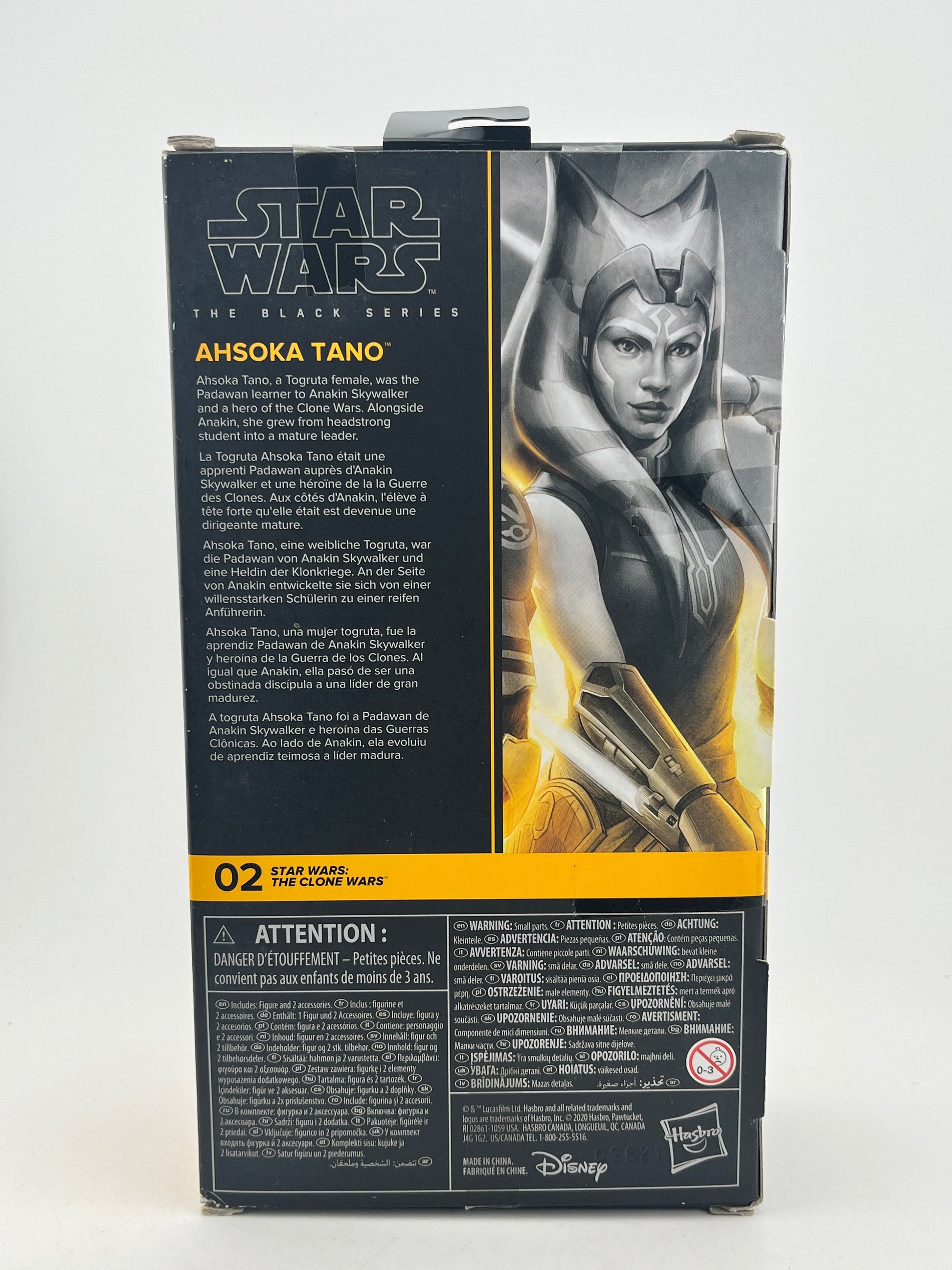 Star Wars The Clone Wars: Ashoka - Black Series - Sealed FRENLY BRICKS - Open 7 Days