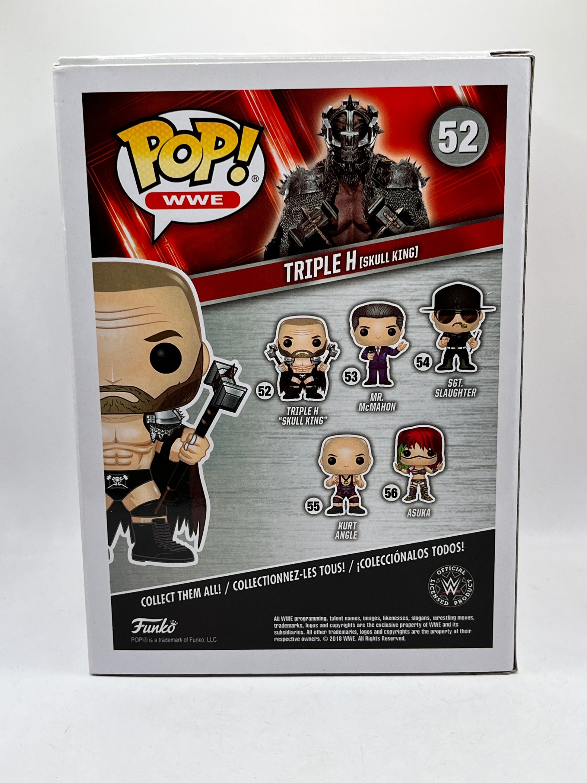 Funko POP! WWE - Tripple H (Skull King) #52 - Limited Edition Chase FRENLY BRICKS - Open 7 Days