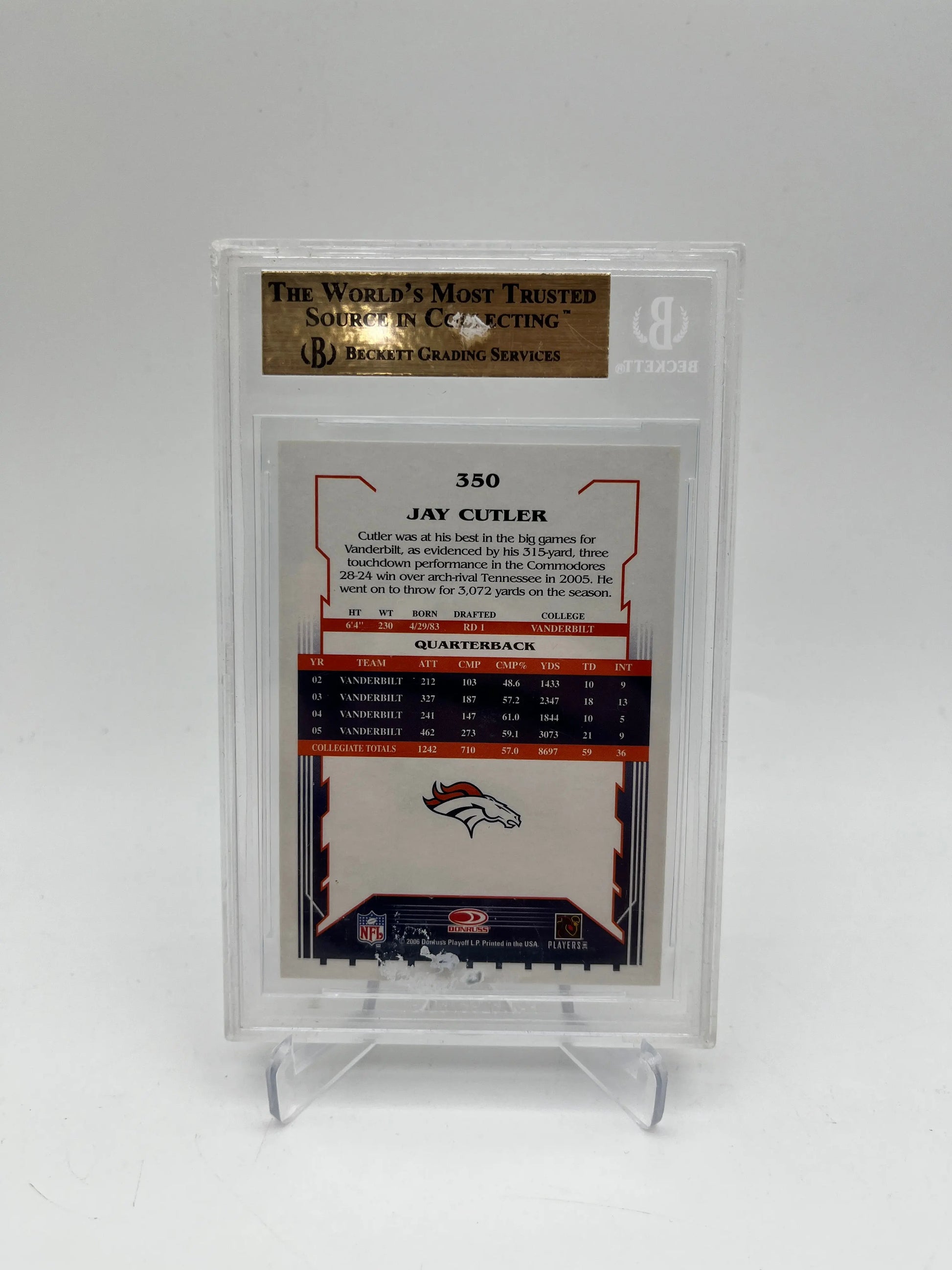 NFL Graded & Autographed Card Lot (6 Players) #2 FRENLY BRICKS - Open 7 Days