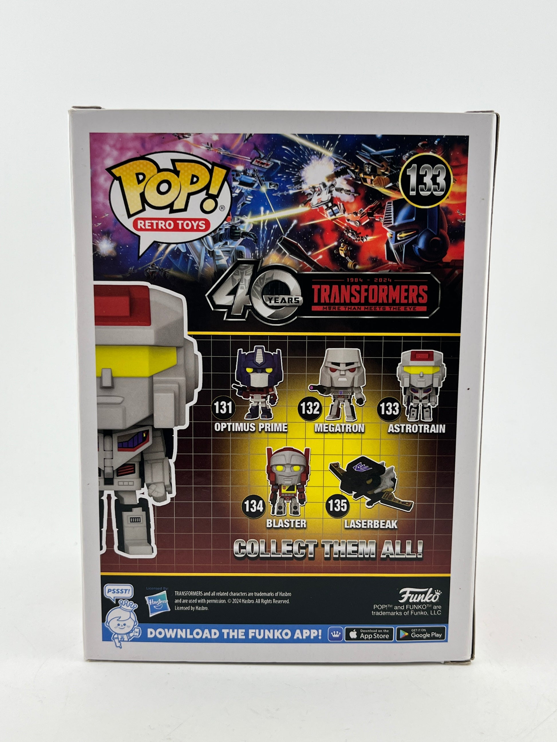 Funko POP! Retro Toys Transformers - AstroTrain #133 - 40th Anniversary FRENLY BRICKS - Open 7 Days