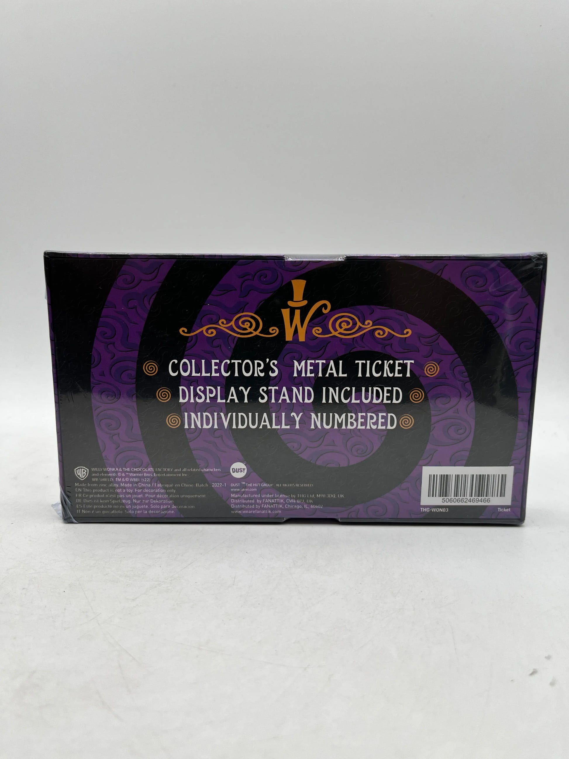 Willy Wonka & The Chocolate Factory - Golden Ticket Replica - Collectors Edition - Numbered FRENLY BRICKS - Open 7 Days image 2