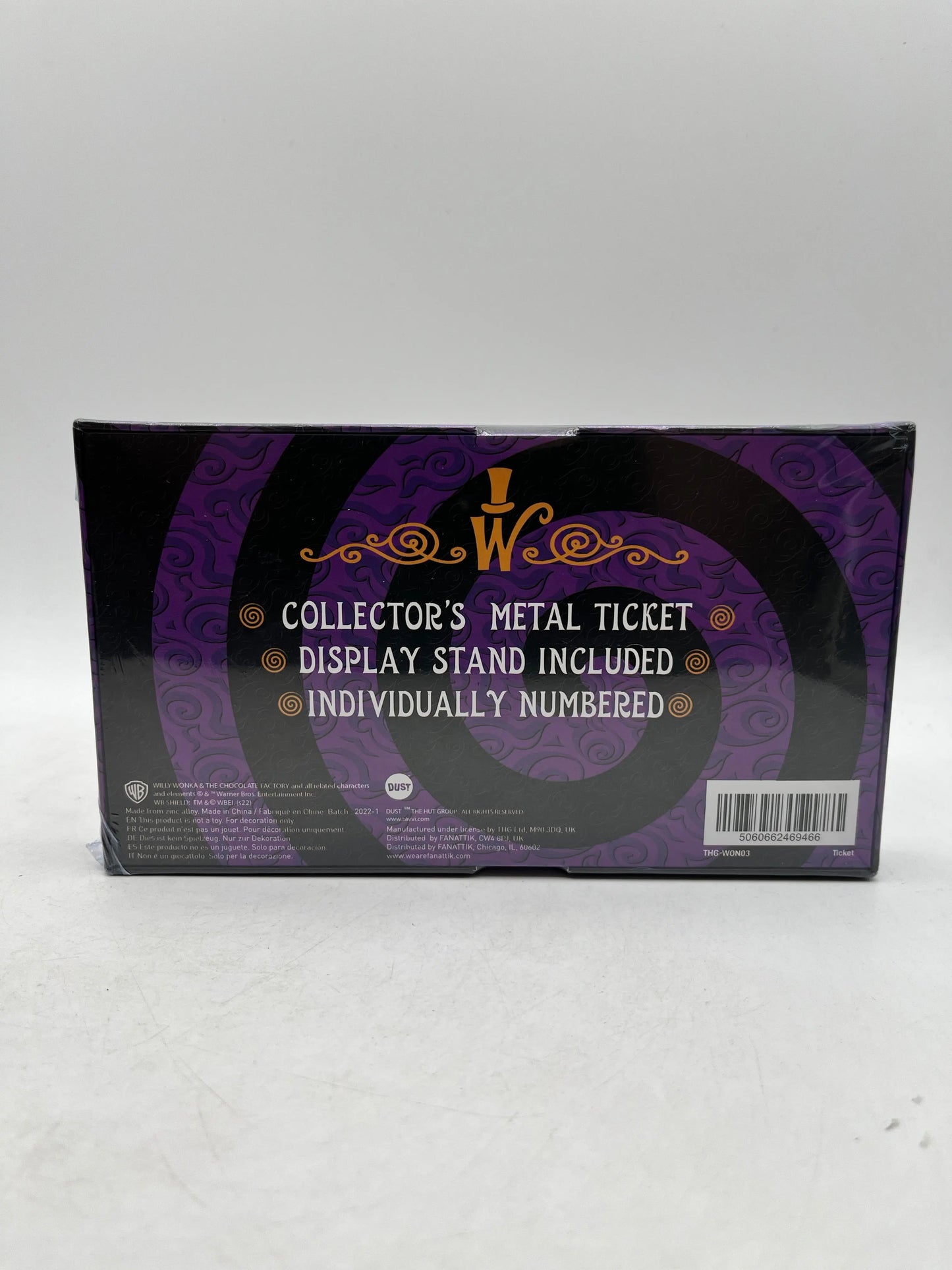 Willy Wonka & The Chocolate Factory - Golden Ticket Replica - Collectors Edition - Numbered FRENLY BRICKS - Open 7 Days