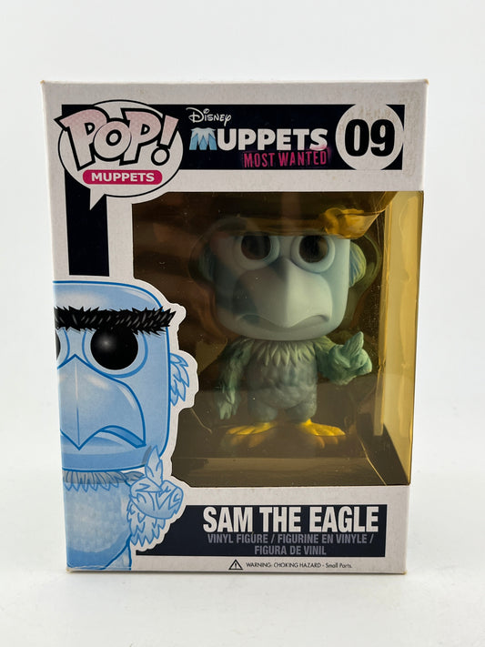 Funko POP! Muppets Disney Muppets Most Wanted - Sam The Eagle #09 - Sun Faded Box FRENLY BRICKS - Open 7 Days
