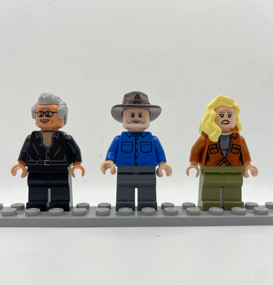 LEGO Jurassic Park Minifigures - Bundle 3x - (Genuine, complete) FRENLY BRICKS - Open 7 Days