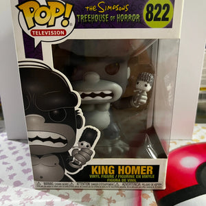 Funko Pop Vinyl Television the Simpsons TreeHouse Of Horror King Homer #822 FRENLY BRICKS - Open 7 Days