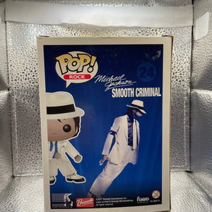 Michael Jackson Smooth Criminal Funko Pop Figure 24 Good Condition + Free Protector FRENLY BRICKS - Open 7 Days