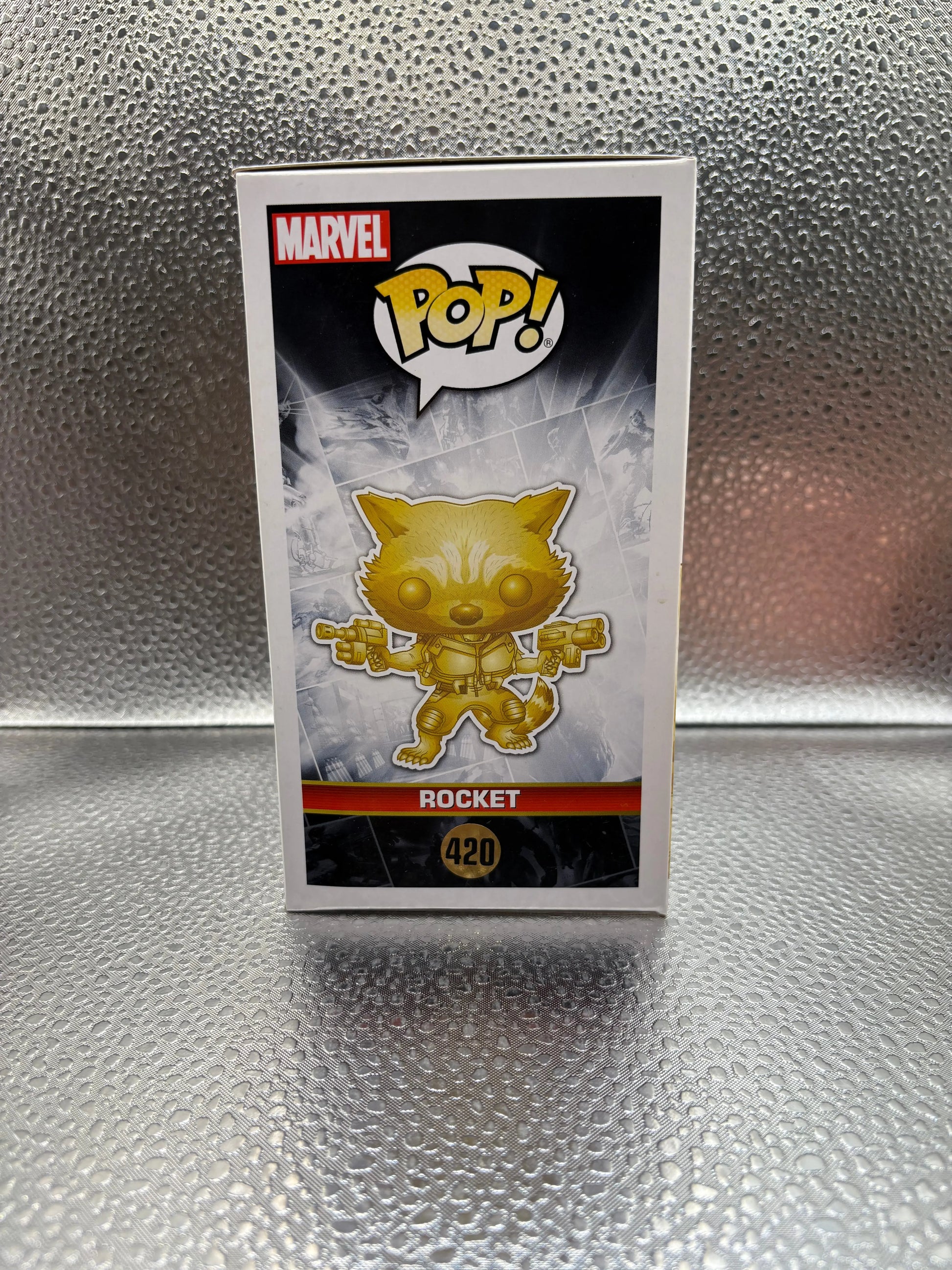 Funko Pop Vinyl #420 Marvel Rocket FRENLY BRICKS - Open 7 Days