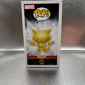 Funko Pop Vinyl #420 Marvel Rocket FRENLY BRICKS - Open 7 Days