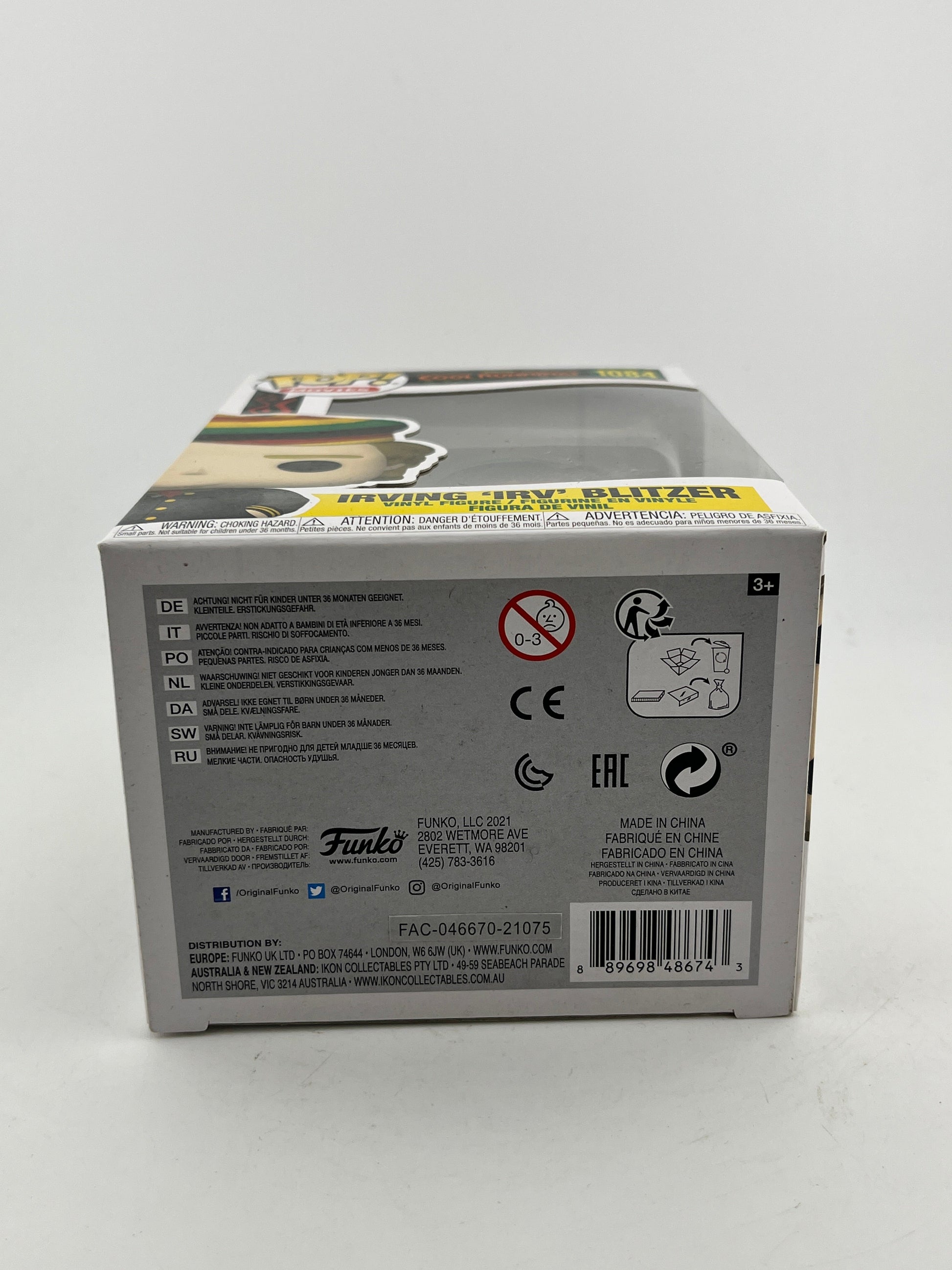 Funko POP! Movies Disney Cool Runnings - Irving ‘Irv’ Blitzer #1084 - Vinyl Collectable FRENLY BRICKS - Open 7 Days