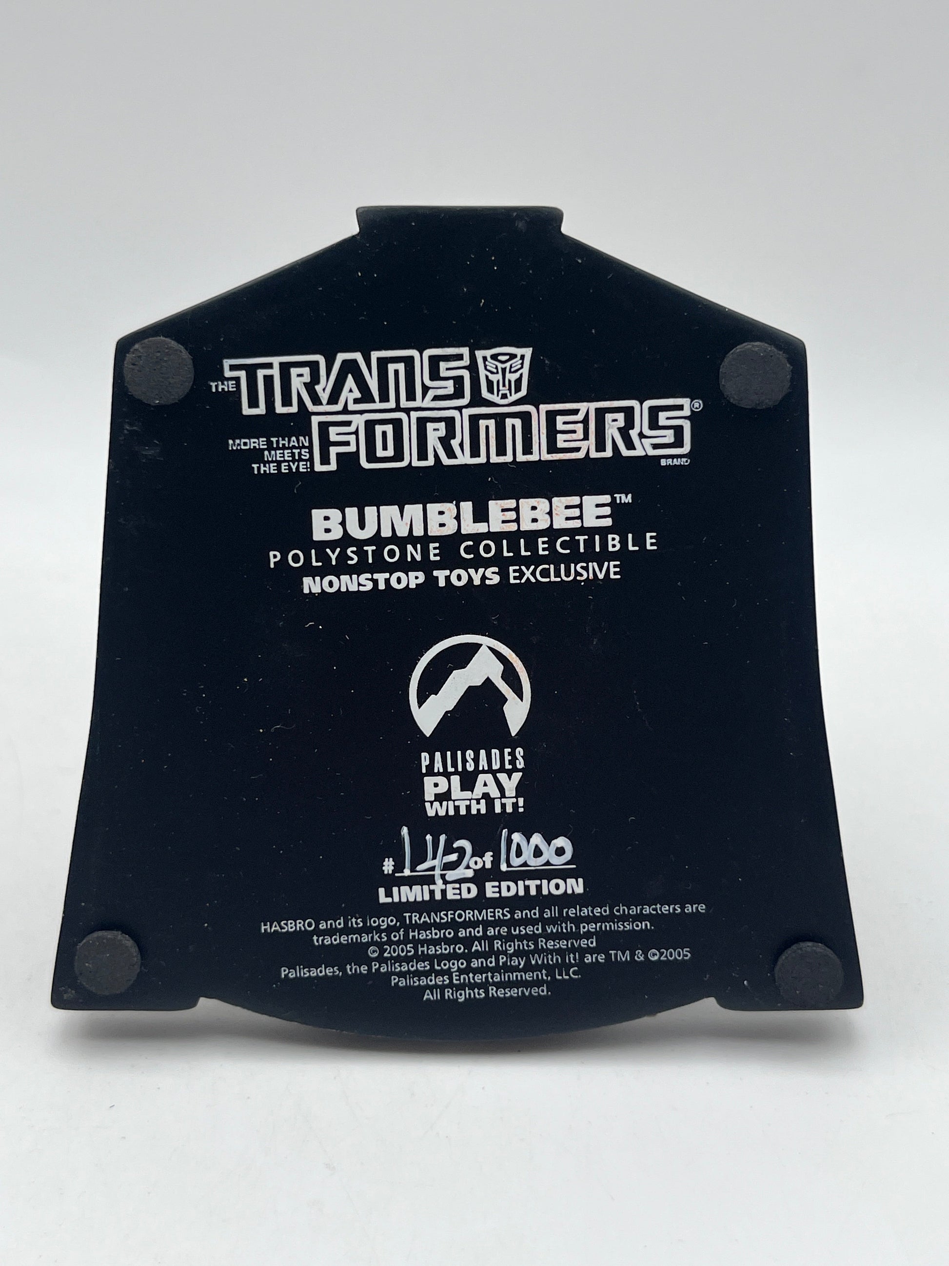 Transformers "Bumblebee" Mini Statue Polystone Nonstop Toys Exclusive 142/1000 FRENLY BRICKS - Open 7 Days